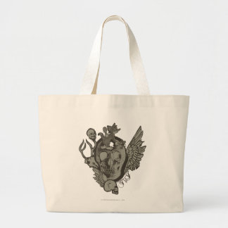 Grand Tote Bag Tom et Jerry Skull