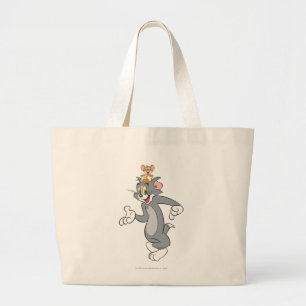Grand Tote Bag Tom et paires de Jerry