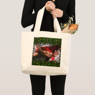 Grand Tote Bag torse masculin de SlipperyJoe's six pack ventre nu