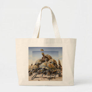 Grand Tote Bag Tortoise des Galapagos