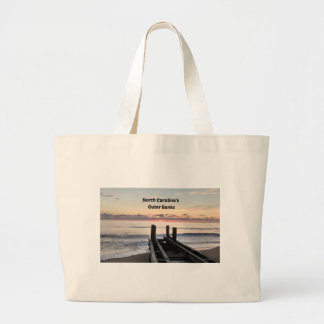 Grand Tote Bag Tôt matin au-dessus des Outer Banks de NC