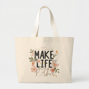 Grand Tote Bag Toujours regarder du côté lumineux