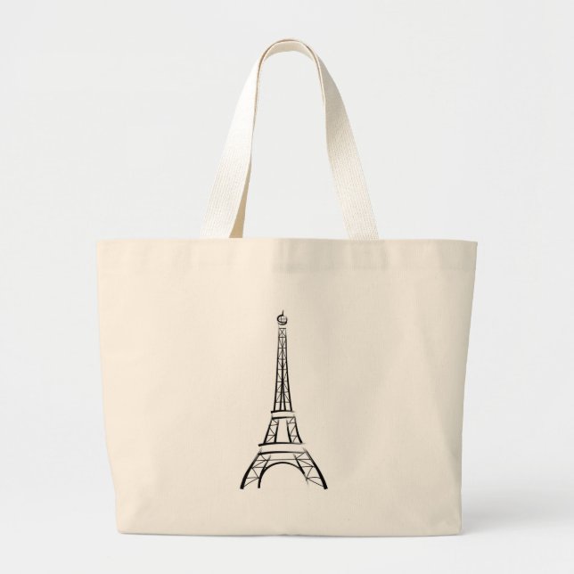 Grand Tote Bag Tour Eiffel de Bruxelles (Devant)