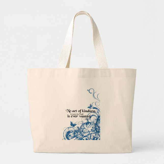 Grand Tote Bag tourbillon papillon de bonté (Devant)