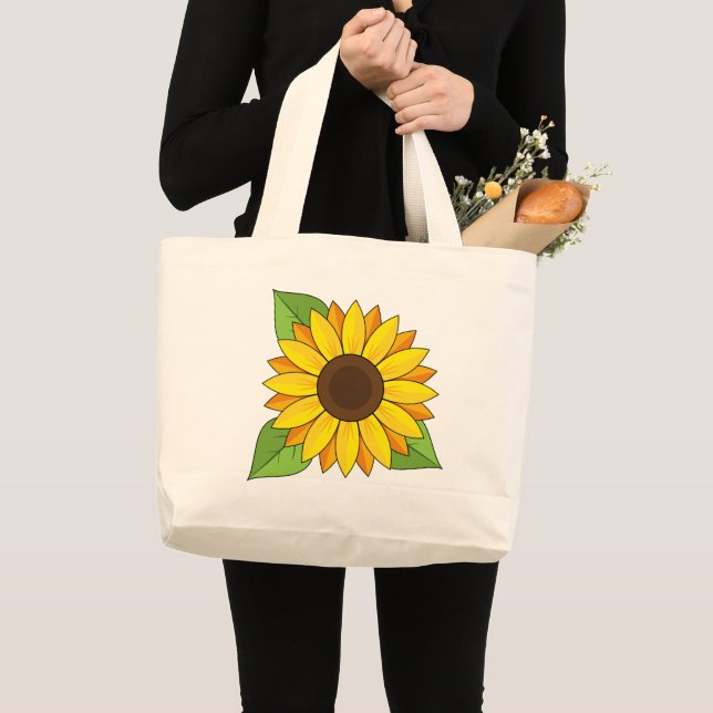 Grand Tote Bag Tournesol (Devant (produit))