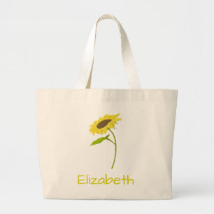 Grand Tote Bag Tournesol jaune
