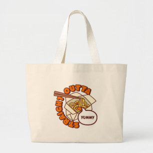 Grand Tote Bag Tout droit sorti de délicieux nouilles de ramen