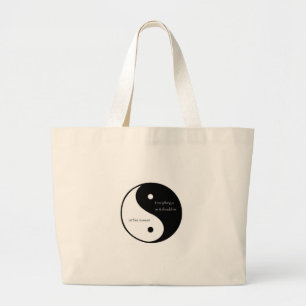 Grand Tote Bag Tout est pendant qu'il devrait avoir lieu à ce