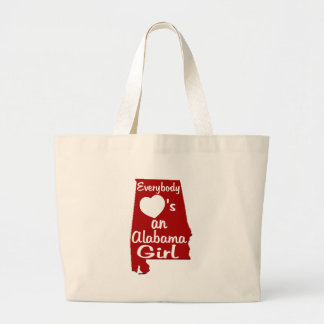 Grand Tote Bag Tout le monde aime une fille de l'Alabama
