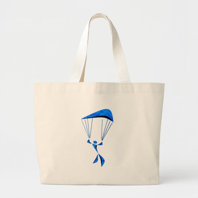GRAND TOTE BAG TOUT LE PARACHUTISME DE RÉGIONS (Devant)