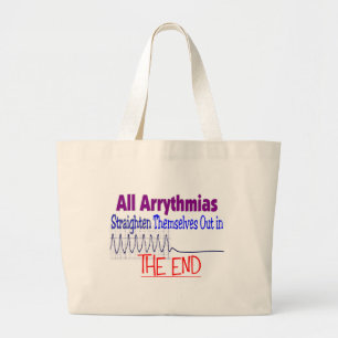 Grand Tote Bag Toutes les arythmies se redressent FINISSENT