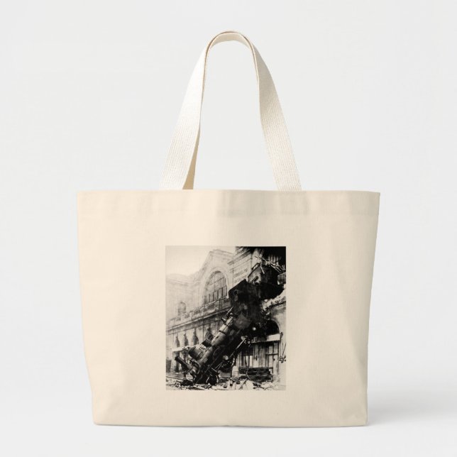 Grand Tote Bag Train Wreck à Montparnasse, 22 octobre 1895 (Devant)
