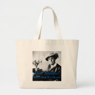 Grand Tote Bag Travail social : Jane Addams a couru une coque