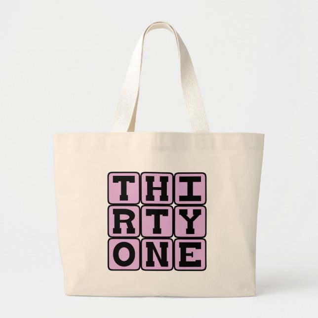 Grand Tote Bag Trente et un, numéro 31 (Devant)