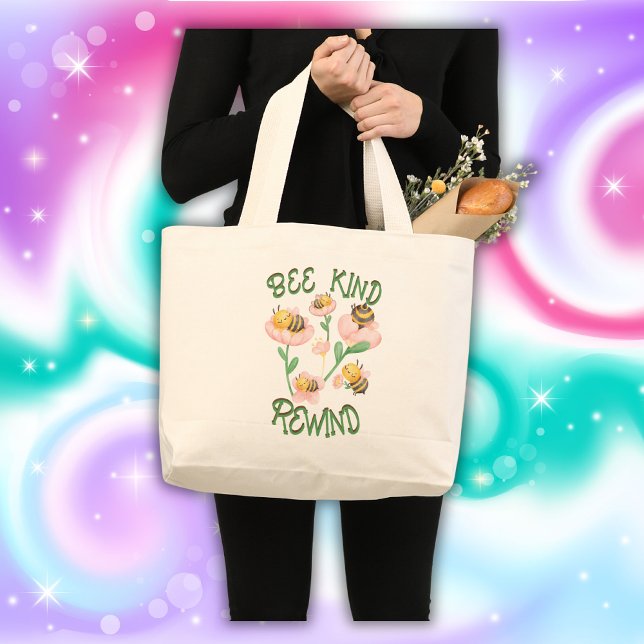 Grand Tote Bag Très Belle Inspiration Abee Genre - Rewind | (Créateur téléchargé)