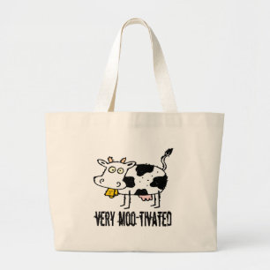 Grand Tote Bag Très cadeaux drôles du T-shirts MOO-tivated