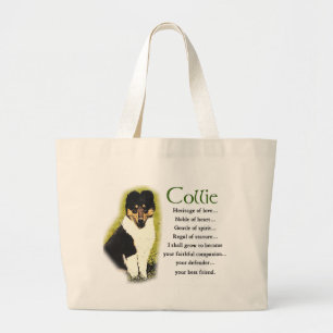 Grand Tote Bag Tri Color Rough Collie Toxits