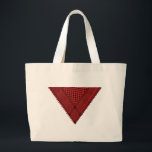 Grand Tote Bag triangle rouge Keffiyeh symbole de résistance de l<br><div class="desc">Chacun de nous doit défendre les droits des Palestiniens par la résistance, même si nous les défendons en portant une chemise. Il s'agit d'une résistance inversée de triangle rouge, le Palestinien Hatta Keffiyeh Kufiya, symbole de la résistance palestinienne Pour les Palestiniens, les amoureux de la Palestine Pro-Palestinien, ou, tous ceux...</div>