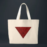 Grand Tote Bag triangle rouge Keffiyeh symbole de résistance de l<br><div class="desc">Chacun de nous doit défendre les droits des Palestiniens par la résistance, même si nous les défendons en portant une chemise. Il s'agit d'une résistance inversée de triangle rouge, le Palestinien Hatta Keffiyeh Kufiya, symbole de la résistance palestinienne Pour les Palestiniens, les amoureux de la Palestine Pro-Palestinien, ou, tous ceux...</div>