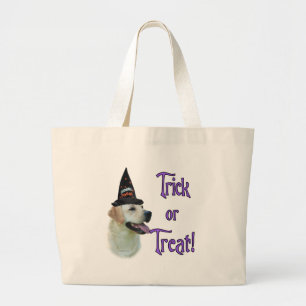 Grand Tote Bag Trick de Labrador Retriever (jaune)