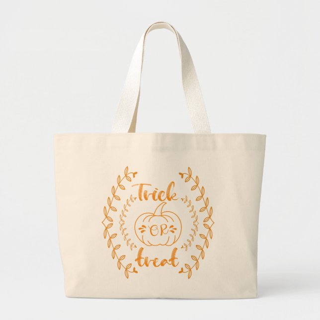 Grand Tote Bag Tricoter ou traiter dans un cadre plante (Devant)