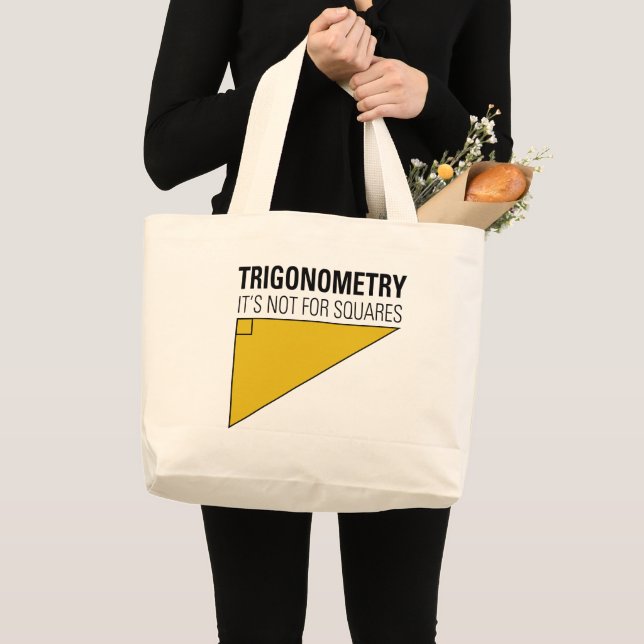 Grand Tote Bag Trigonométrie (Devant (produit))