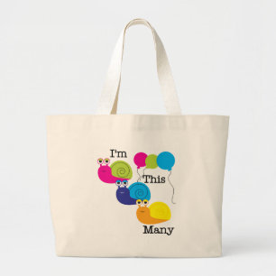 Grand Tote Bag Trois escargots Je suis cette multitude de t-shirt