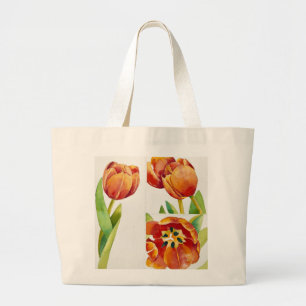 Grand Tote Bag Trois études de tulipe dans un 2013 sûr