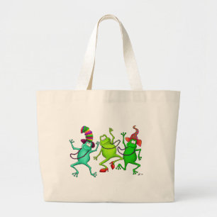 Grand Tote Bag Trois Grenouilles Danseuses