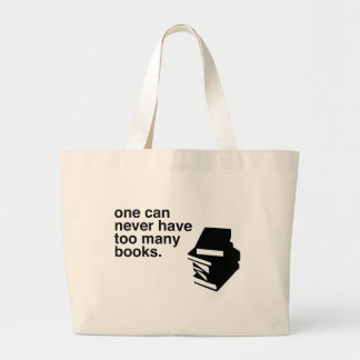 Grand Tote Bag trop de livres