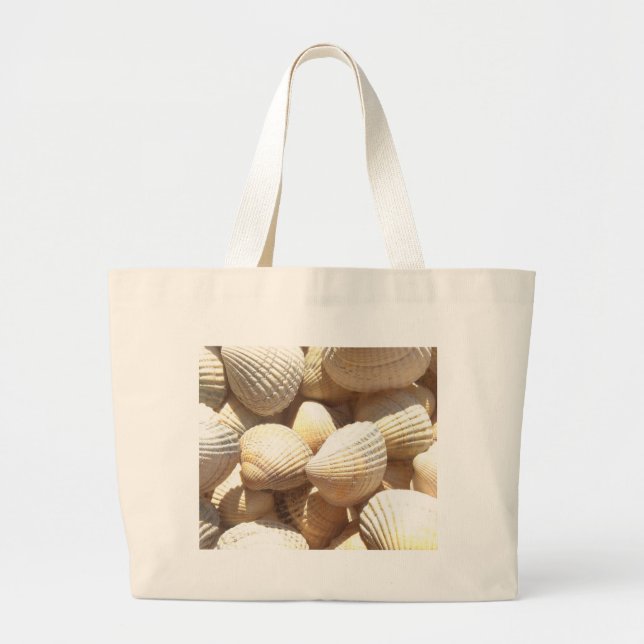 Grand Tote Bag Tropical Sunny Sea Shells (Devant)