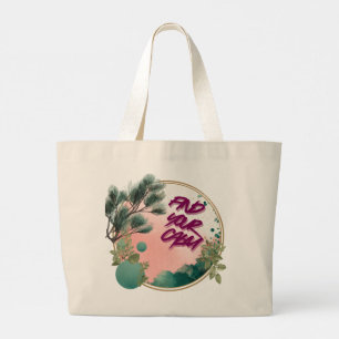 Grand Tote Bag Trouvez votre calme