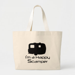 Grand Tote Bag Trucs marrants heureux de trottinement !