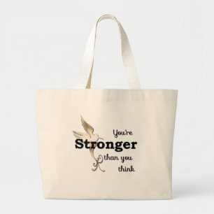 Grand Tote Bag Tu es plus forte que tu ne penses