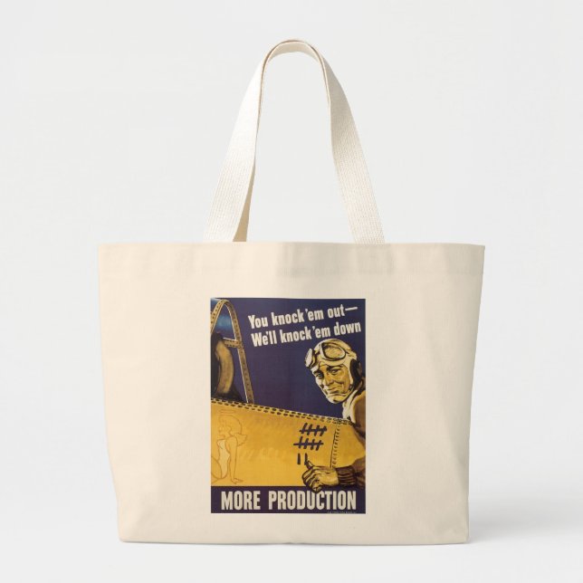 Grand Tote Bag Tu Les Frappes (Devant)