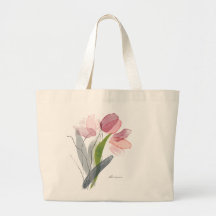 Tulipes florales féminines Feuilles verts Grand Sa