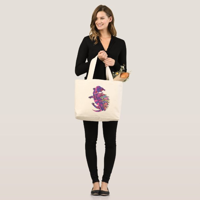 Grand Tote Bag Turtle design (Womens) (Devant (modèle))