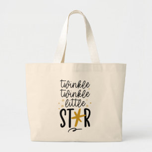 Grand Tote Bag Twinkle Twinkle Little Star Doodle
