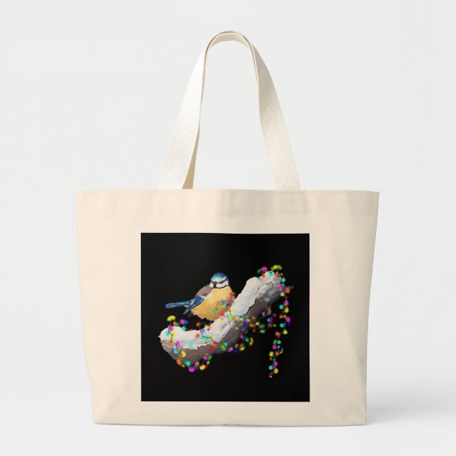 Grand Tote Bag Twinkle Twinkle Little Tit (Devant)