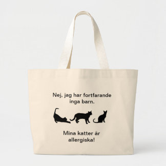 Grand Tote Bag Tygkasse med katter