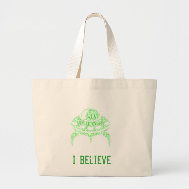Grand Tote Bag UFO fourre-tout (Devant)