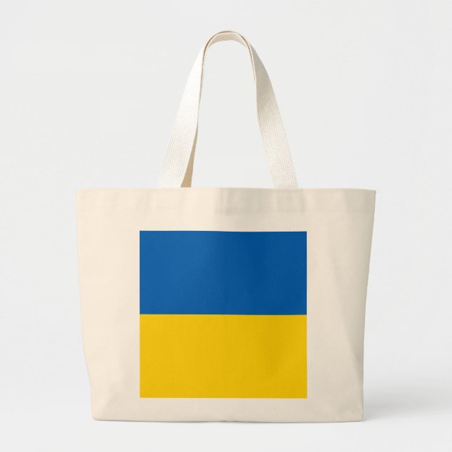 Grand Tote Bag Ukraine Flag (Devant)