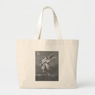 Grand Tote Bag "Un ange n'a pas visité la terre verte."