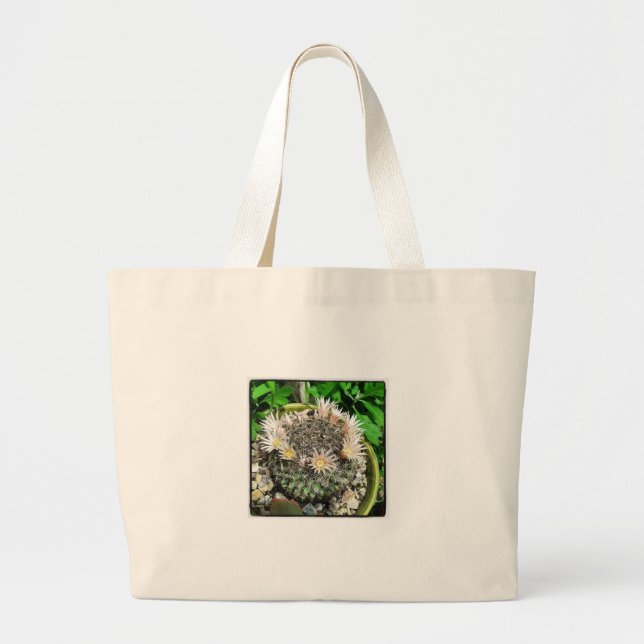 Grand Tote Bag Un anneau de fleurs (Devant)