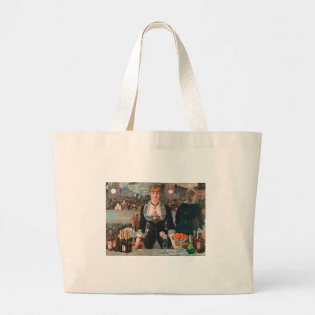 Grand Tote Bag Un bar aux Folies-Bergère Edouard Manet (Devant)