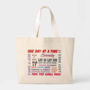 Grand Tote Bag un choix de slogans d'aa