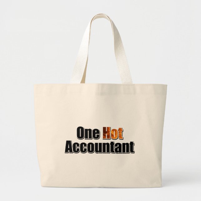 Grand Tote Bag Un comptable dynamique (Devant)
