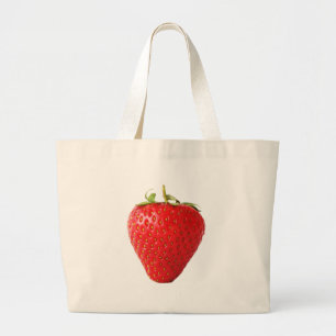 Grand Tote Bag Un jtcnm de fraise rouge