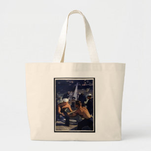 Grand Tote Bag Un message américain