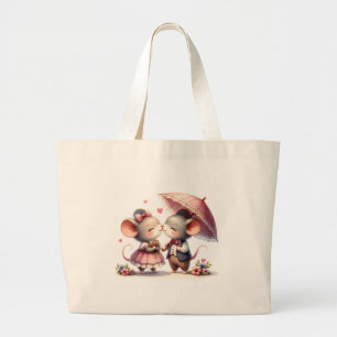 Grand Tote Bag Un moment romantique